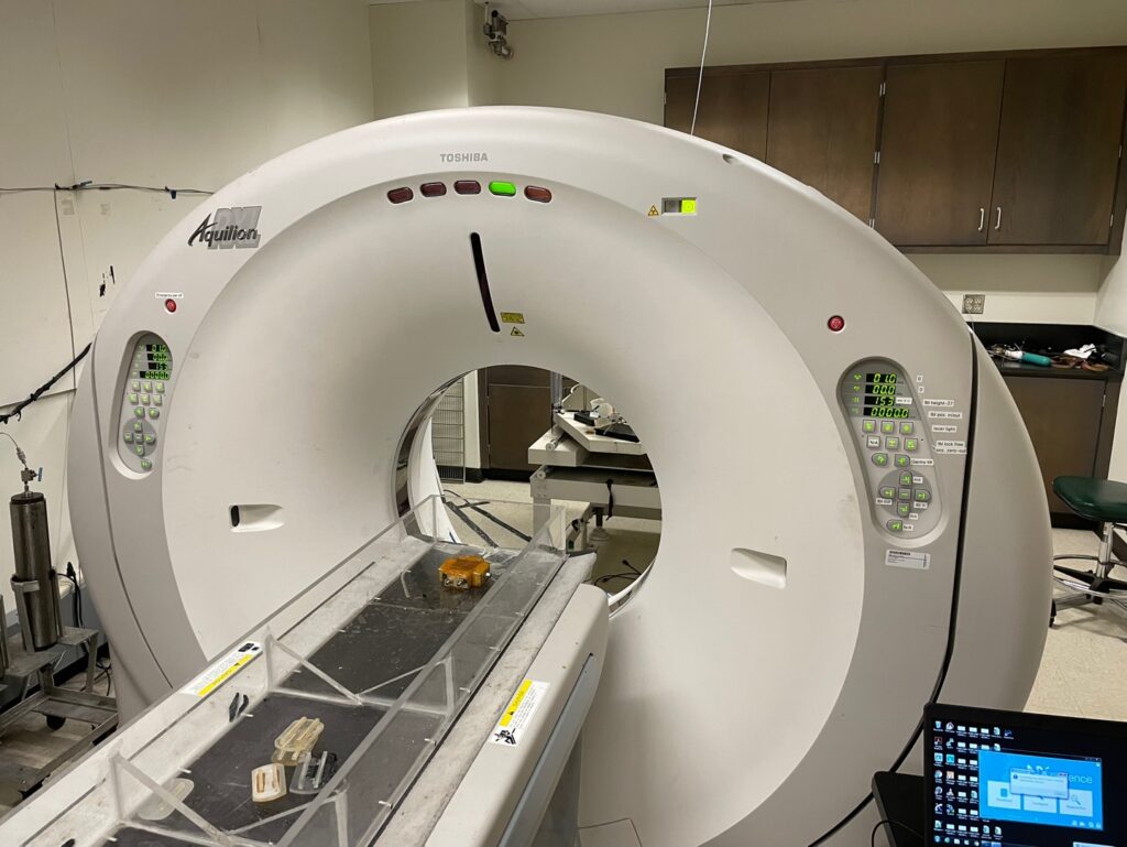 Toshiba Aquilion X-Ray Computed Tomography Scanner – TAMU PETE